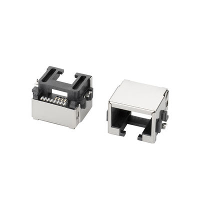 RJ45 Modular Jack with 9.7mm Width 8 Contacts and Solder Termination for Secure Data Transfer